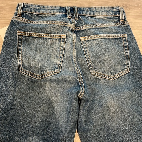 Zara Blue Straight Jeans Medium Wash - Picture 5 of 7